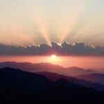 foto de atardecer